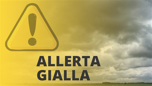Allerta gialla meteo.